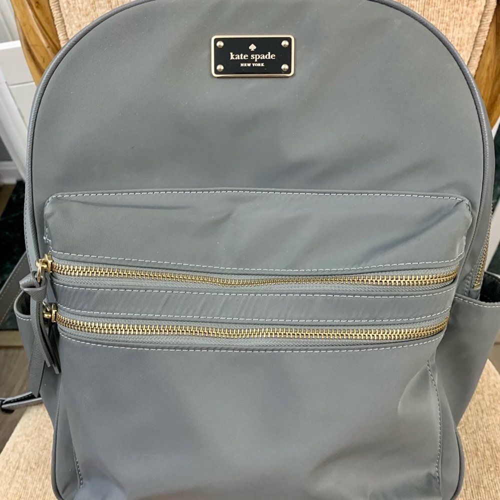 Kate Spade Bags Kate Spade Laptop Backpack Large Grey - Picture 6 of 7